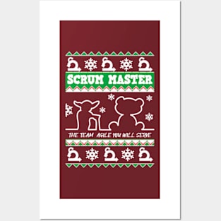 XMAS SWEATER SCRUM MASTER TWO Posters and Art